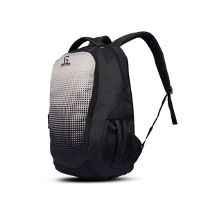 Greenlands Vignette Campus Backpack Light Grey Color Front  Side View
