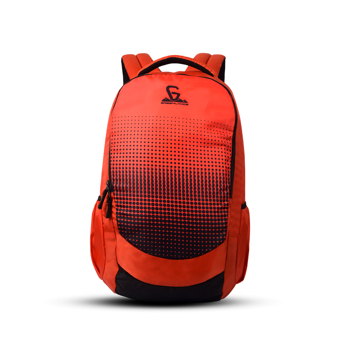 Greenlands Vignette Campus Backpack Orange Color