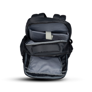 Greenlands Ziggy Laptop Work Backpack Dark Grey Color  Inside View