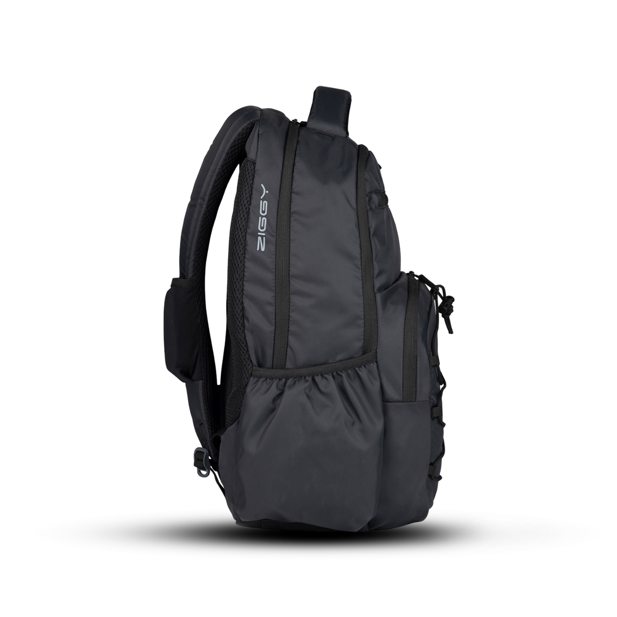 Greenlands Ziggy Laptop Work Backpack Dark Grey Color  Side View