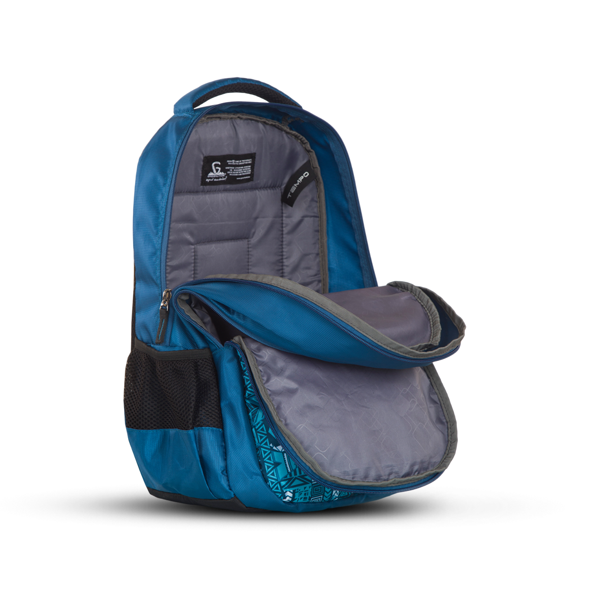 Tempo Campus Backpack Blue Aztec