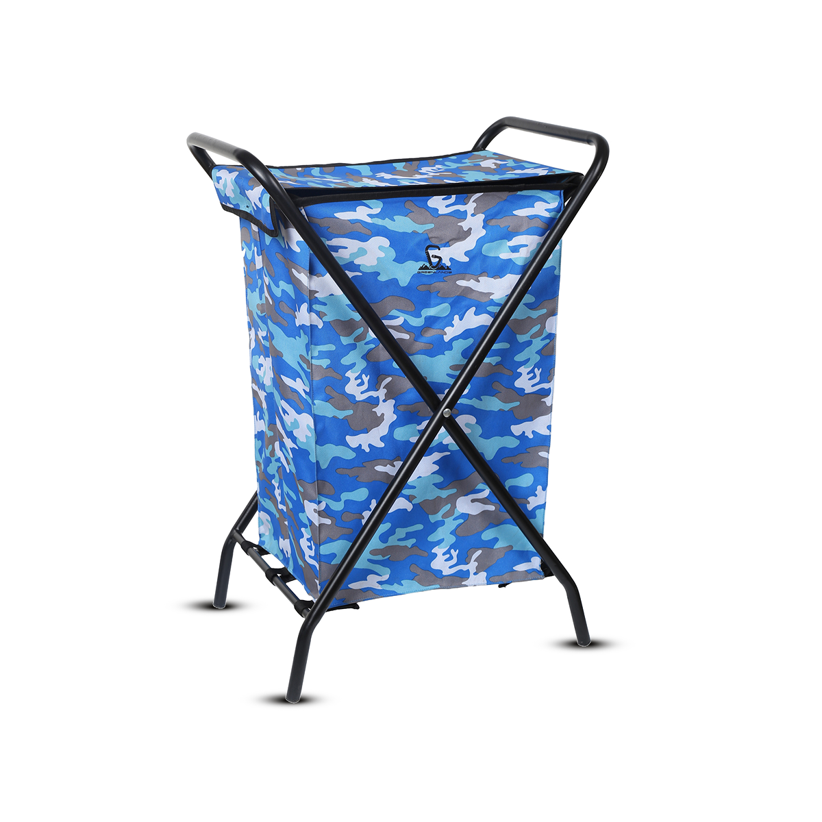 Camping Storage Bin 30 Aluminium Blue Camo