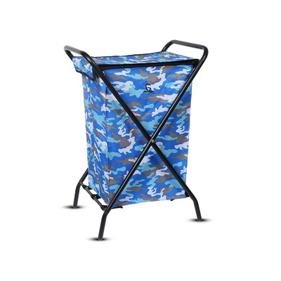 Camping Storage Bin 30 Mild Steel Blue Camo