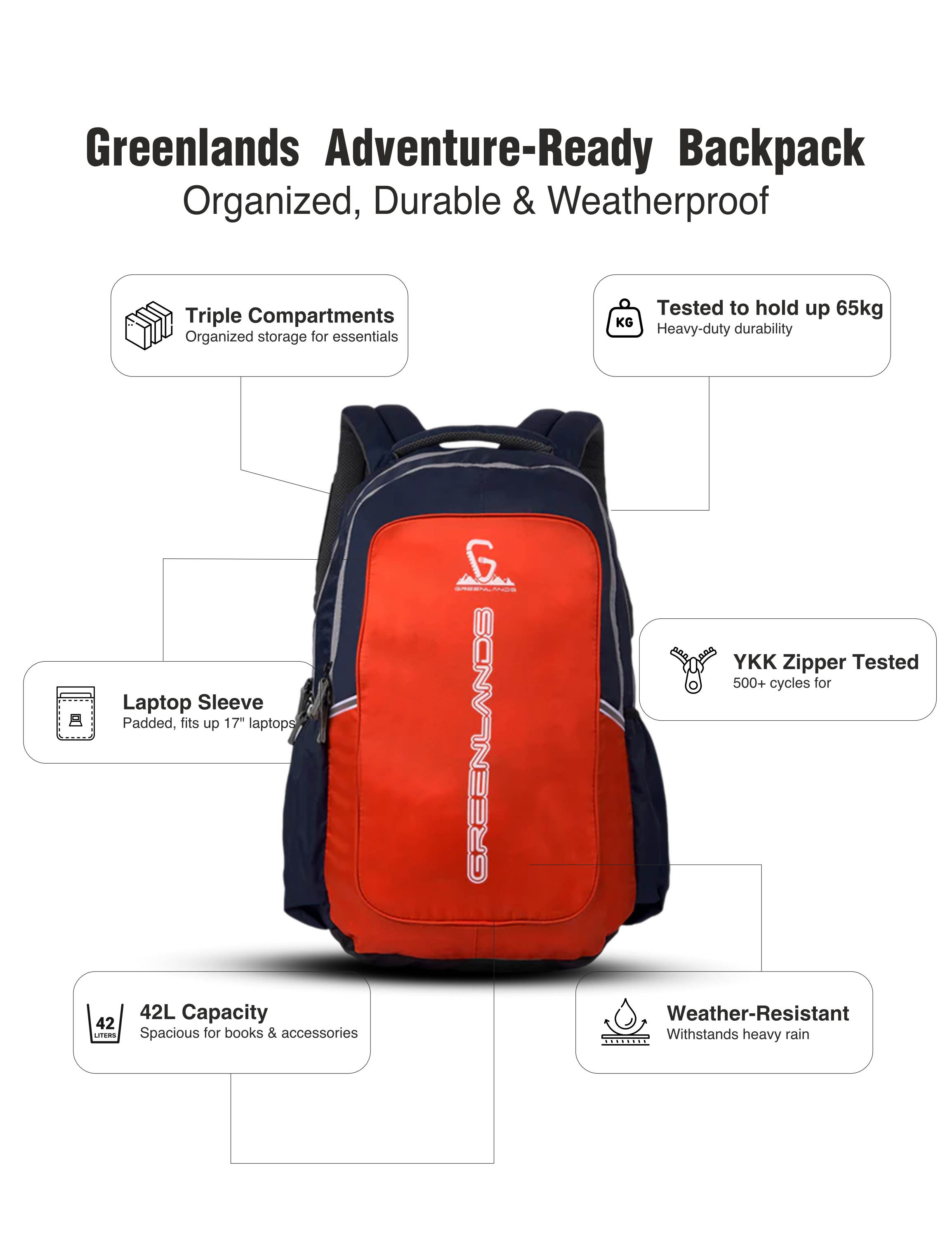 Torpedo Work Backpack Orange