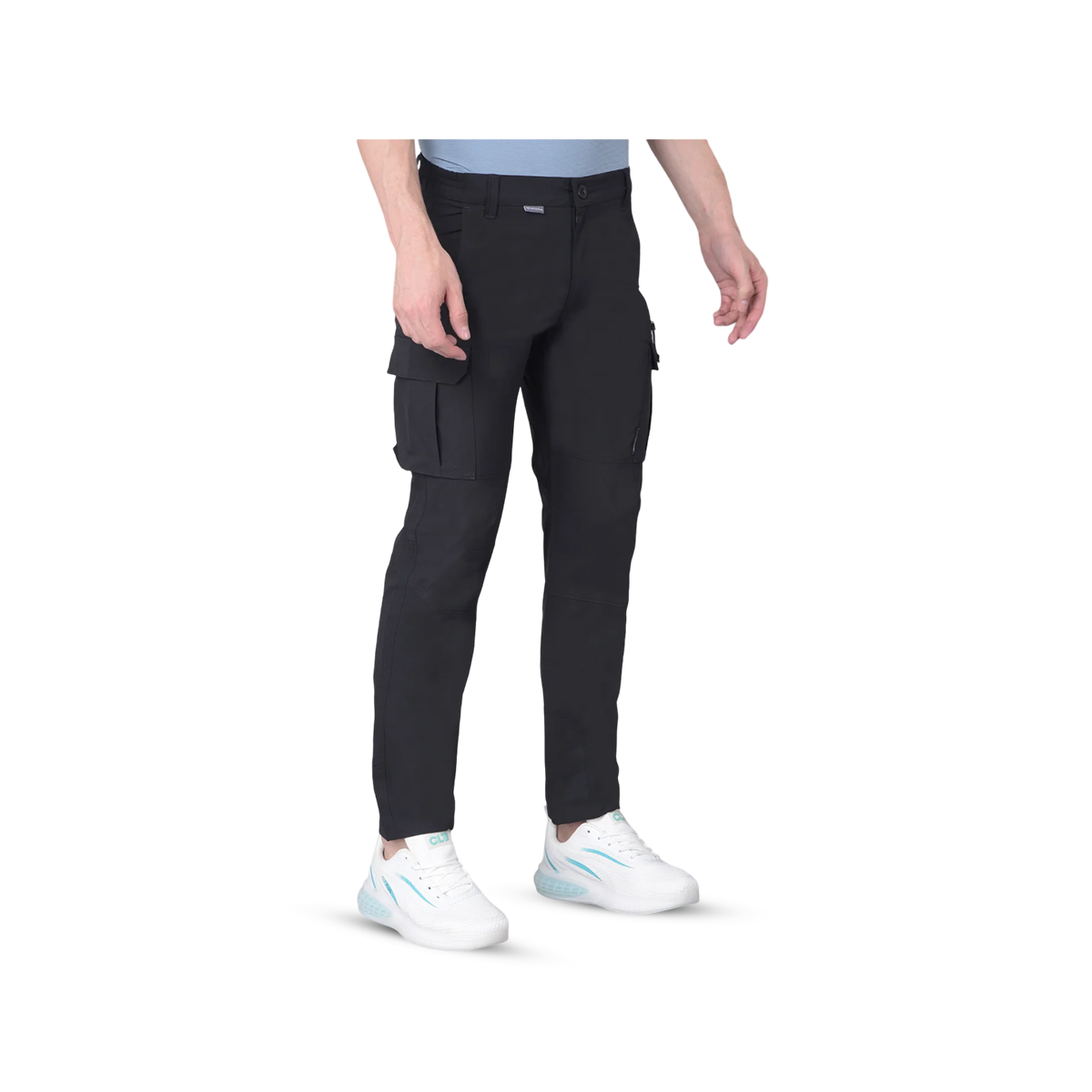 QUADRA Black Trouser for Sleek Style and All-Day Comfort - Large