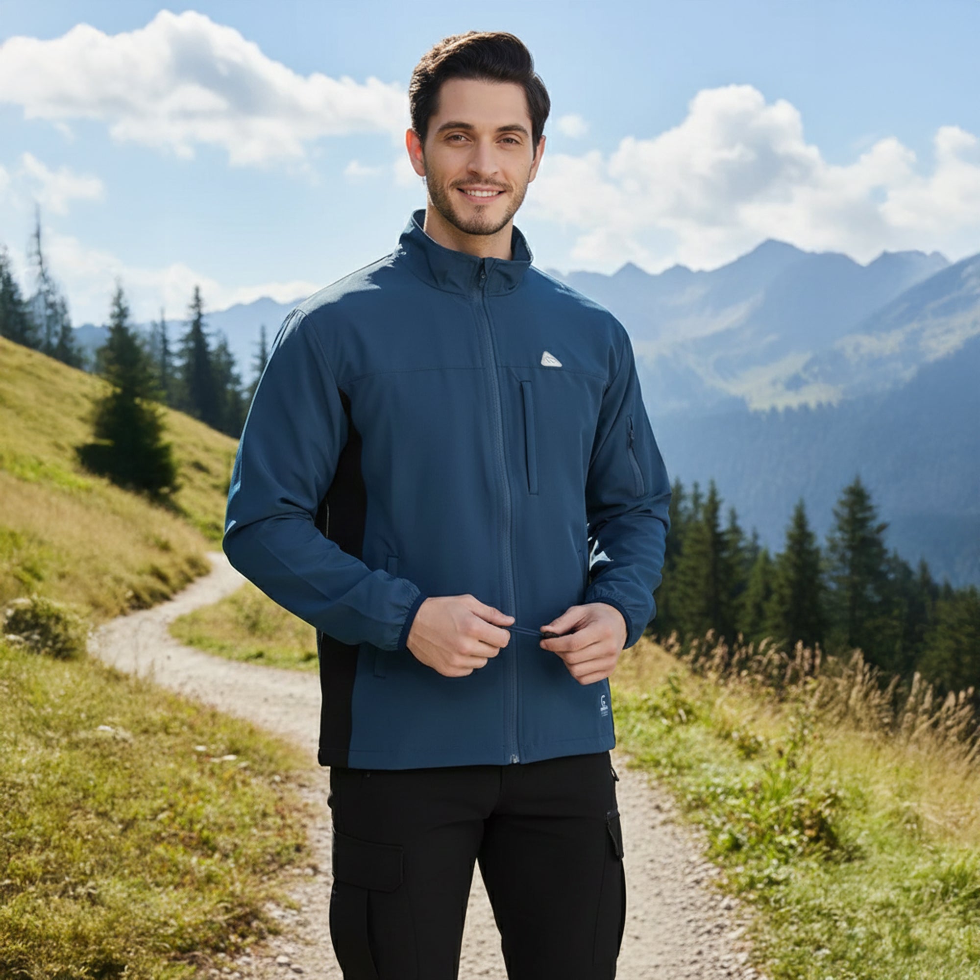 Windbreaker DUO Teal Blue – Greenlands