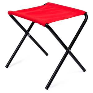 Greenlands Camping Stool Mild Steel Size Small Red